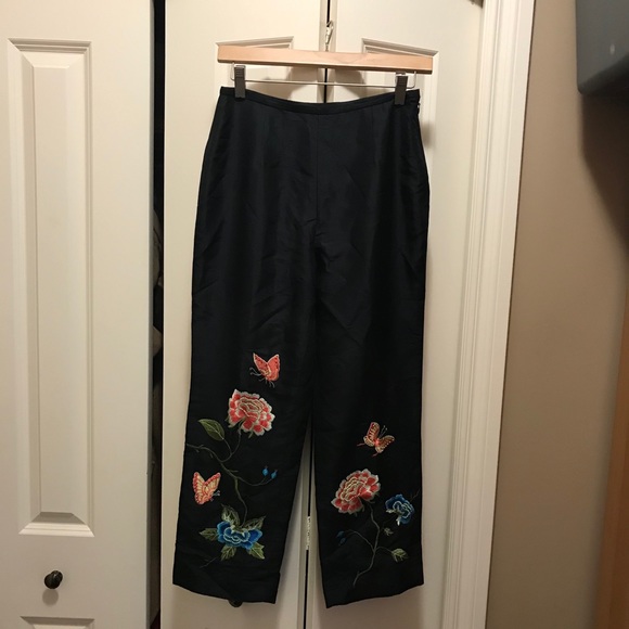 depeche mode Pants - Silk Floral Yves Cossette  Depeche Mode Pants